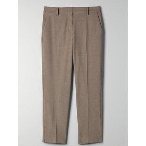 NWT | Aritzia Babaton Quentin Slim Leg Mid Rise Ankle Pants
